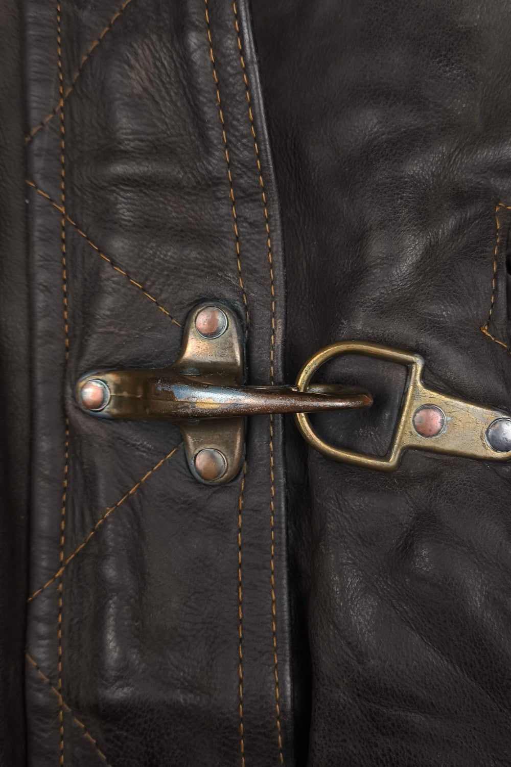 Giacca in pelle vintage Tanner's Paris marrone | Giacca con cappuccio anni '90