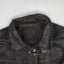 Giacca in pelle vintage Tanner's Paris marrone | Giacca con cappuccio anni '90