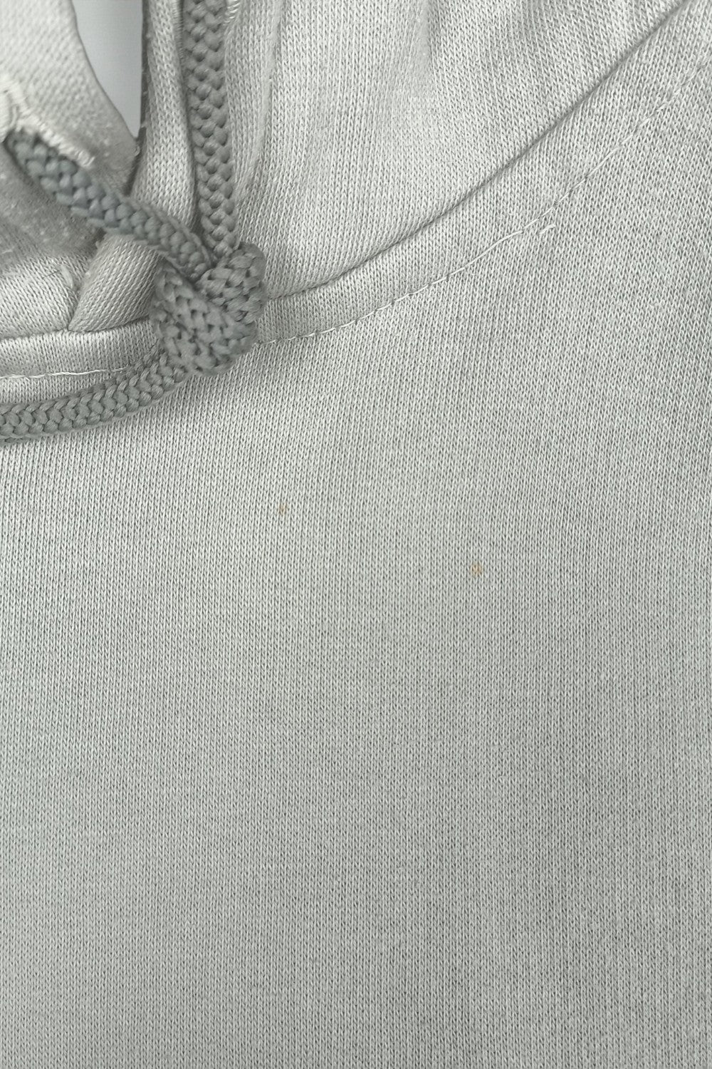 Vintage Puma Minimal Logo Hoodie Light Grey | Y2K Sportswear Sweatshirt