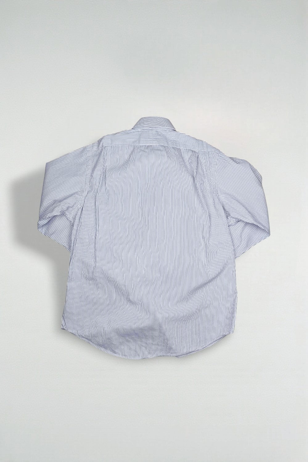 Vintage Polo Ralph Lauren Striped Button Up Shirt White Purple | Classic Casual Oxford Style