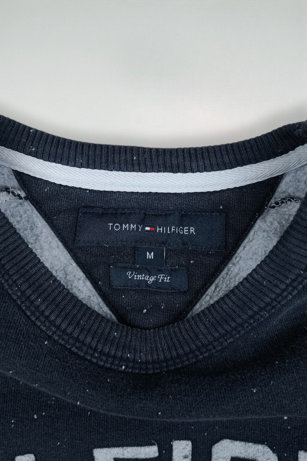 Vintage Tommy Hilfiger New York Logo Sweatshirt Navy Blue | 2000s Casual Streetwear