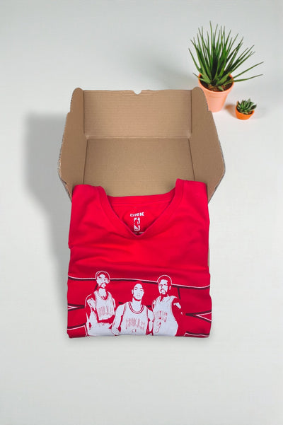 Chicago Bulls NBA Graphic T-Shirt Red | Modern Streetwear