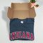 Vintage Indiana University Long Sleeve T-Shirt Grey 2XL USA College