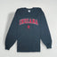 Vintage Indiana University Long Sleeve T-Shirt Grey 2XL USA College