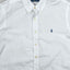Ralph Lauren Button Down Shirt White Cotton Classic Fit | Casual