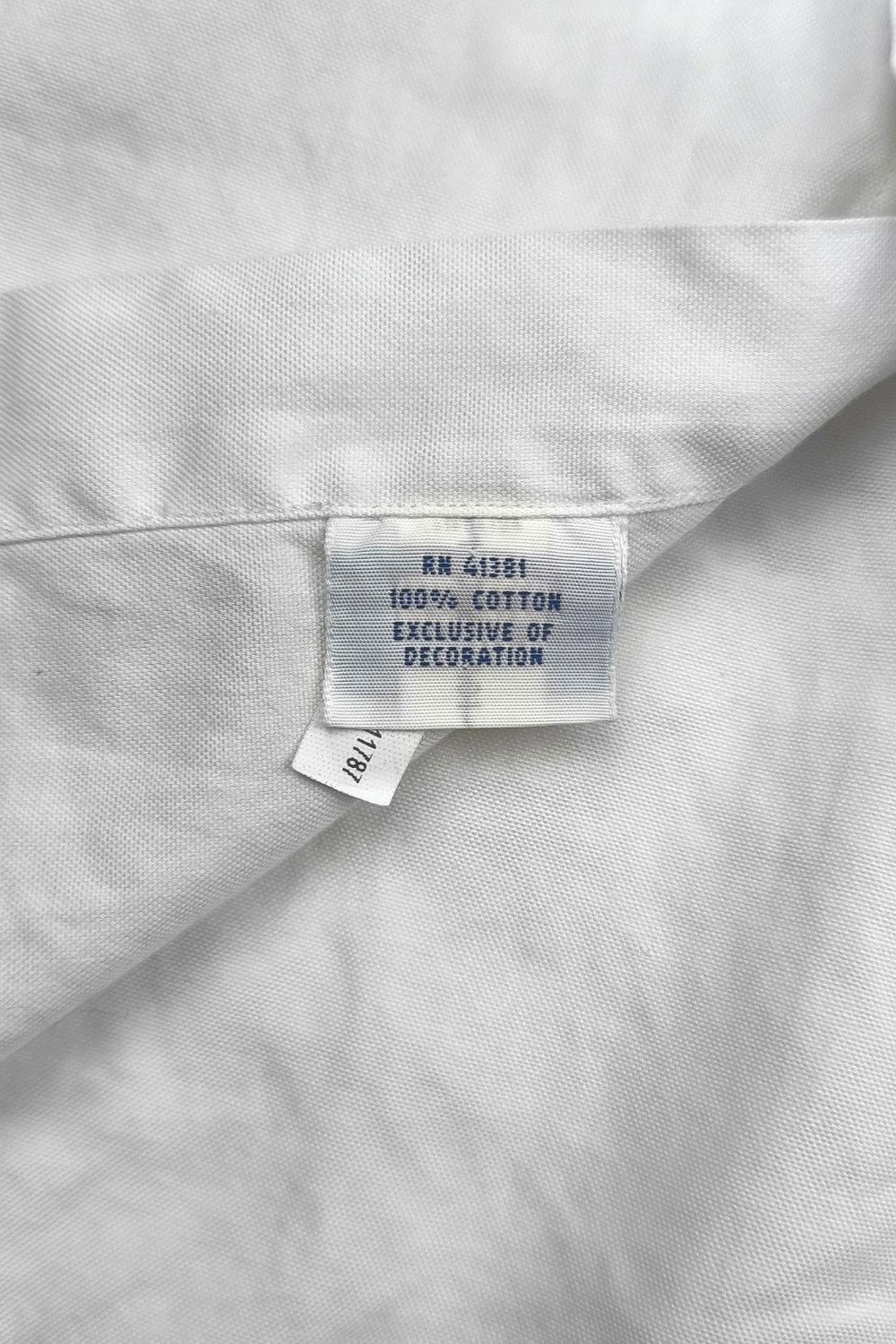 Ralph Lauren Button Down Shirt White Cotton Classic Fit | Casual