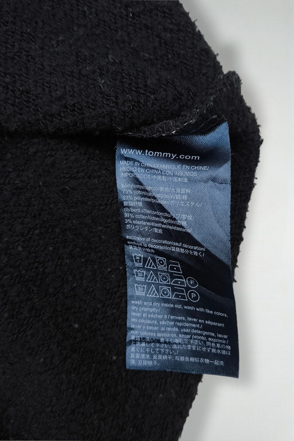 Tommy Hilfiger Crewneck Sweatshirt Black | Classic Essential