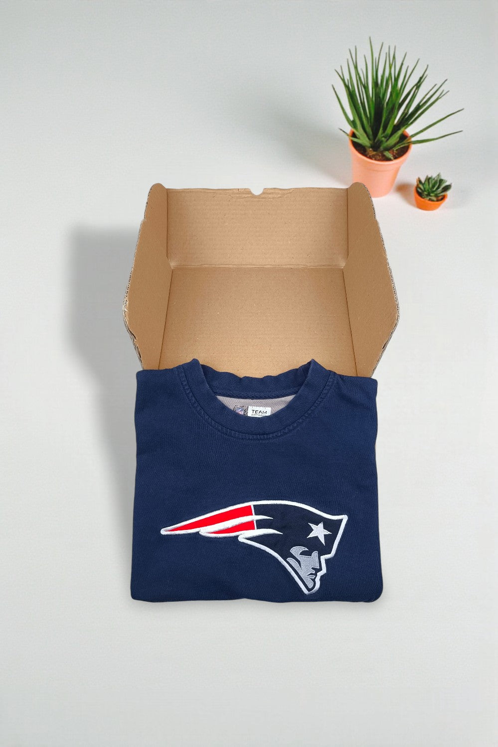 Vintage NFL New England Patriots T-Shirt Navy | 2000s Team Apparel