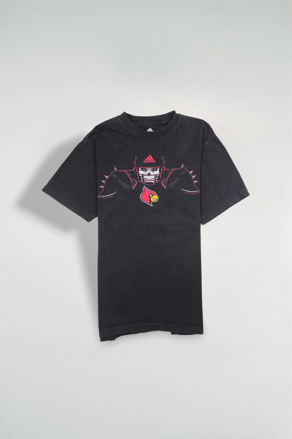 Adidas Louisville Cardinals Graphic T-Shirt Black | NCAA Sportswear