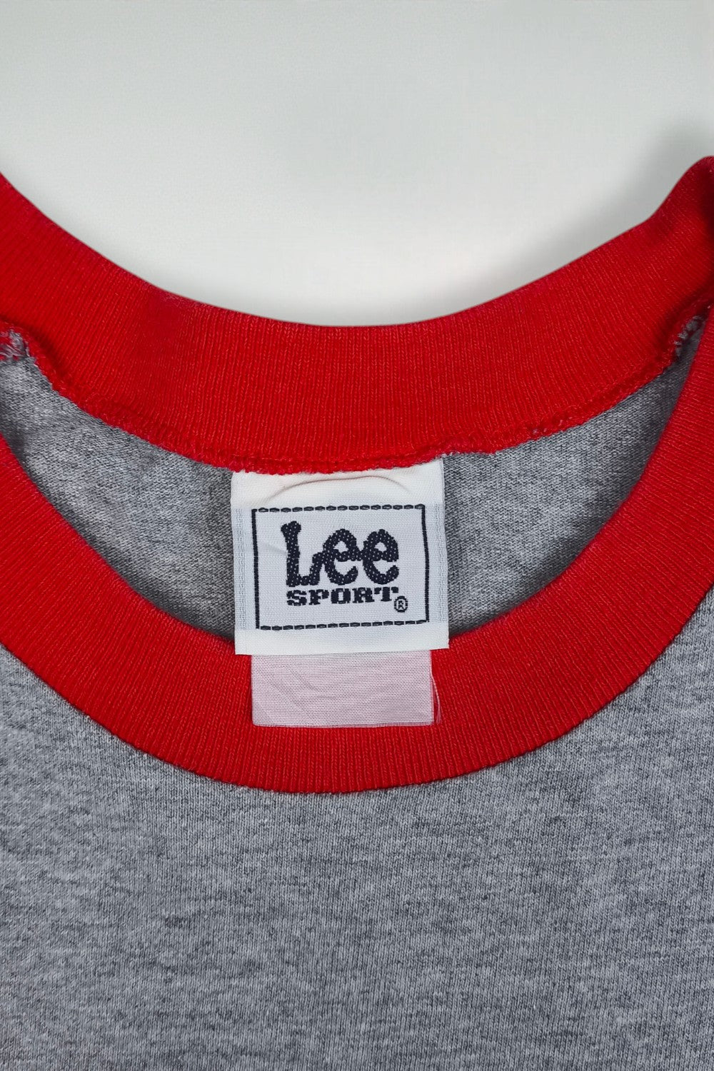 Vintage Lee Sport Red Sox MLB Raglan T-Shirt Grey Red | 2000s