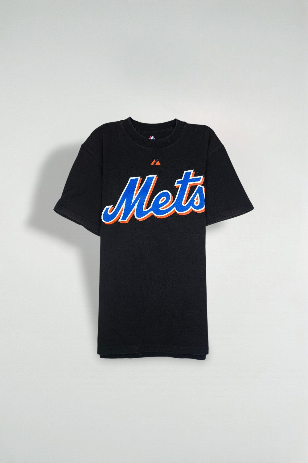 Majestic New York Mets Wright T-Shirt Black MLB Graphic | Casual Tee