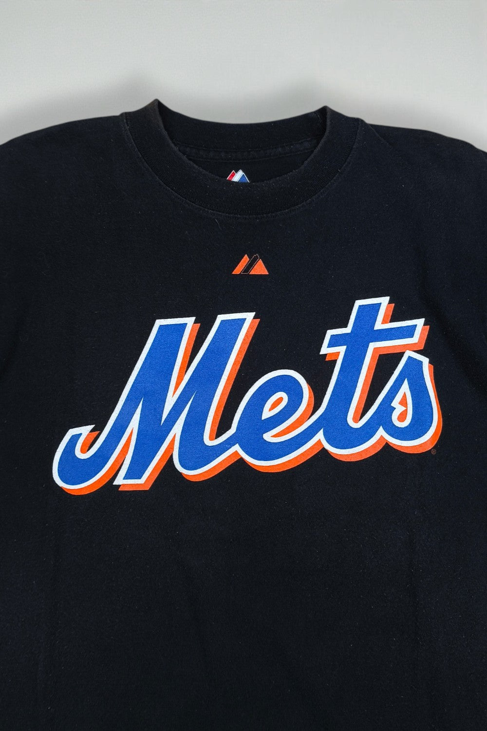 Majestic New York Mets Wright T-Shirt Black MLB Graphic | Casual Tee