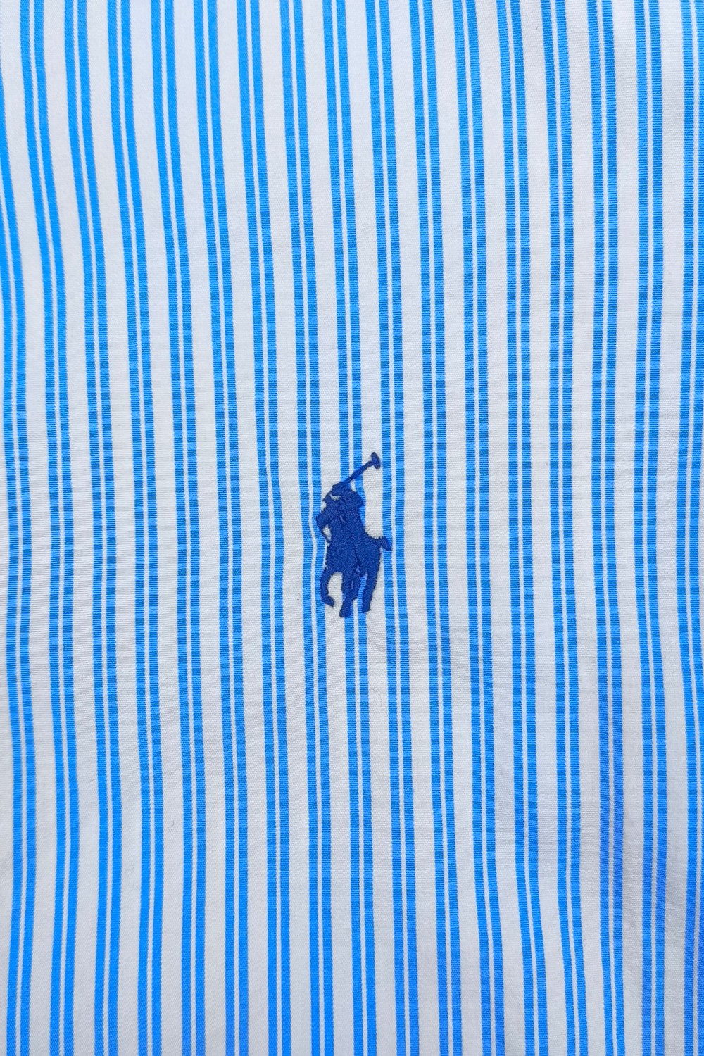 Vintage Polo Ralph Lauren Striped Shirt Blue White | Classic Cotton