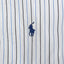 Vintage Polo Ralph Lauren Striped Shirt White Blue | Classic Cotton