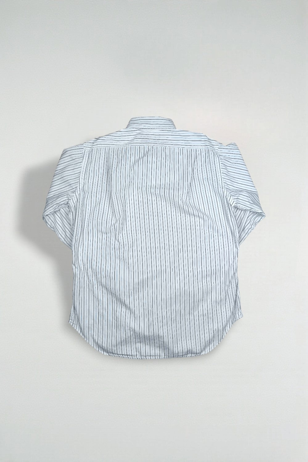 Vintage Polo Ralph Lauren Striped Shirt White Blue | Classic Cotton