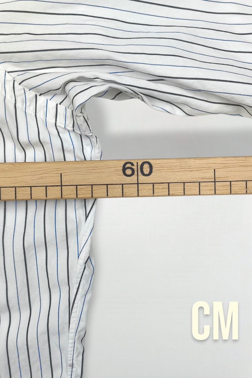 Vintage Polo Ralph Lauren Striped Shirt White Blue | Classic Cotton