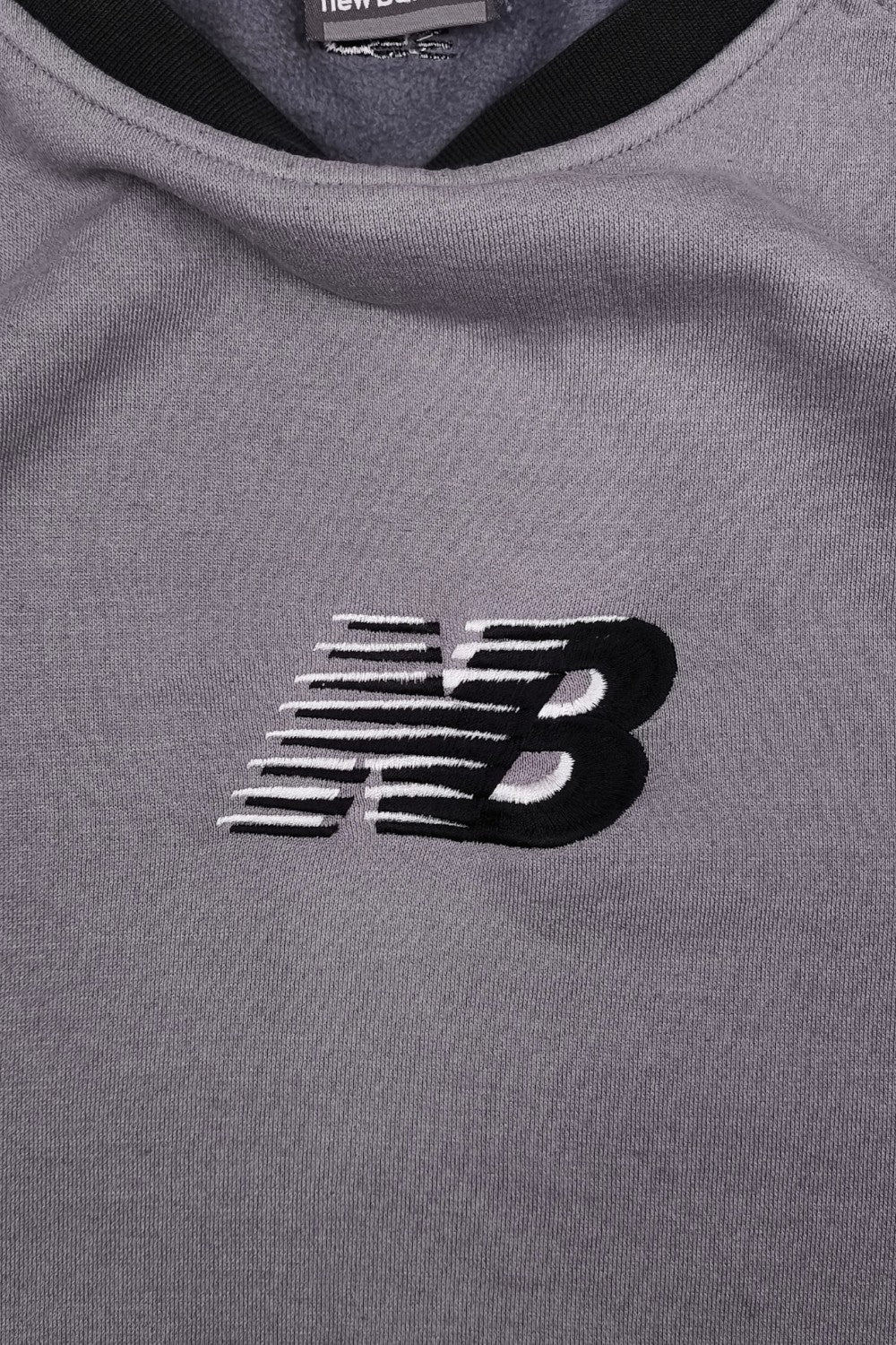 Vintage New Balance Crewneck Sweatshirt Grey Black | Athletic 90s