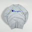 Vintage Champion Reverse Weave Sweatshirt Grey | Classic Logo XL