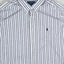 Ralph Lauren Golf Striped Shirt White Purple Classic Fit XL
