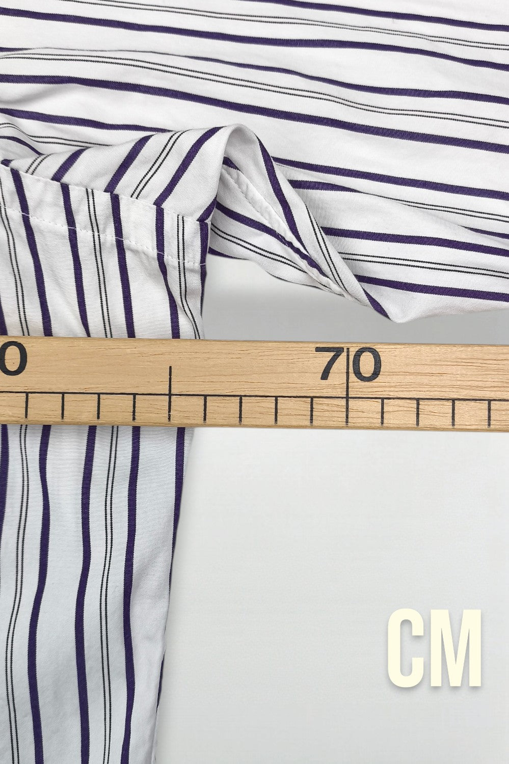 Ralph Lauren Golf Striped Shirt White Purple Classic Fit XL