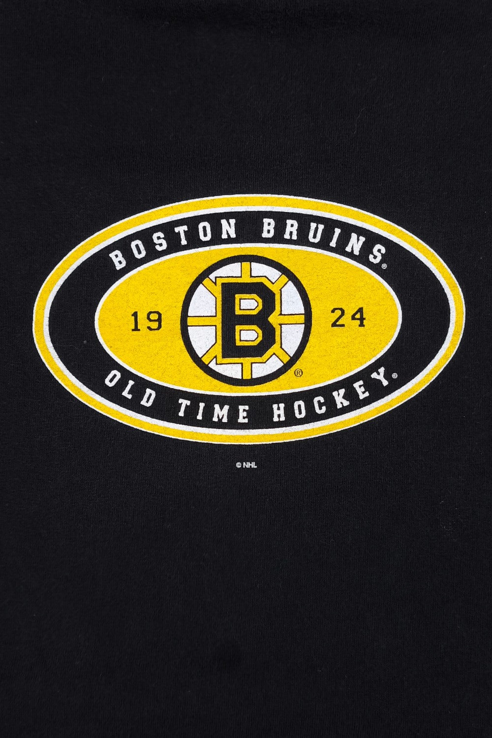 Vintage Boston Bruins NHL T-Shirt Black | 2000s Hockey Tee
