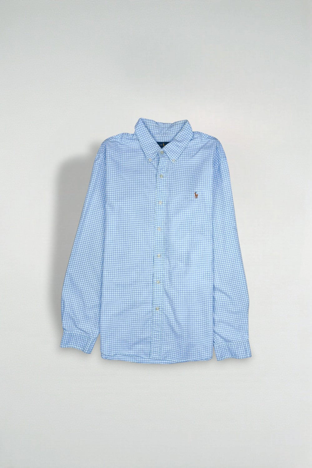 Polo Ralph Lauren Checked Shirt Blue White | Casual Button Down