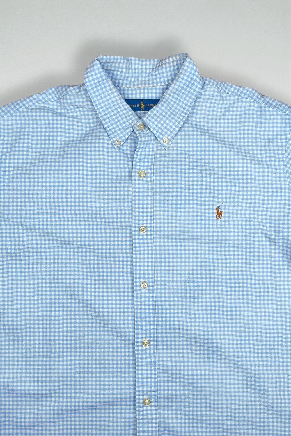 Polo Ralph Lauren Checked Shirt Blue White | Casual Button Down