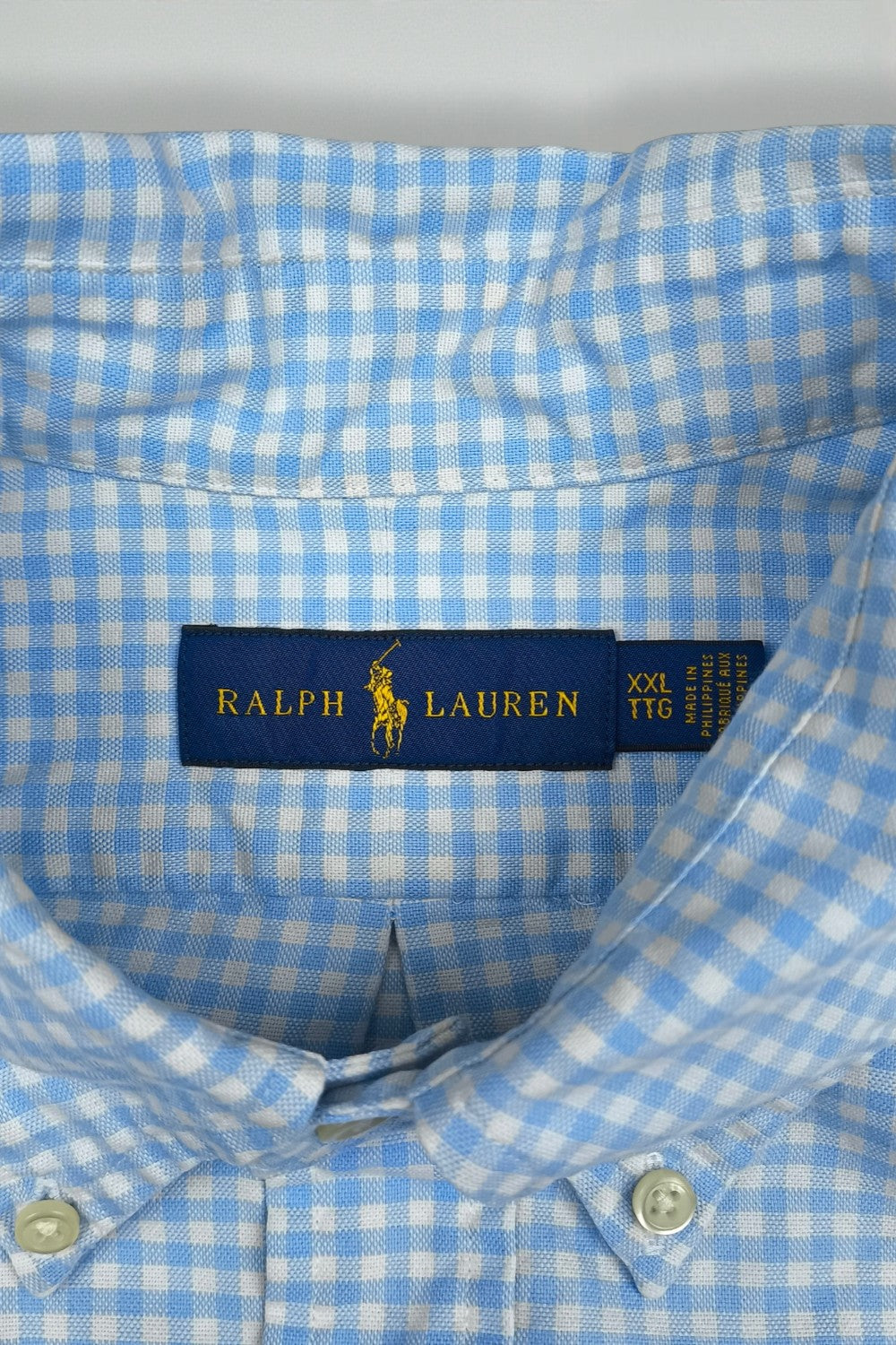 Polo Ralph Lauren Checked Shirt Blue White | Casual Button Down