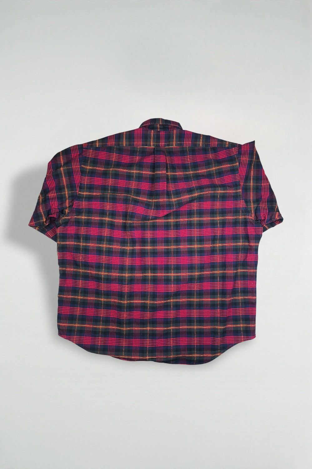 Ralph Lauren Plaid Oxford Shirt Red Blue | Classic Casual XL