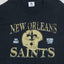 Vintage New Orleans Saints NFL Long Sleeve T-Shirt Black | Y2K Sportswear