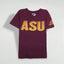 Adidas ASU Logo T-Shirt Burgundy Gold Graphic Tee | Modern Sportswear
