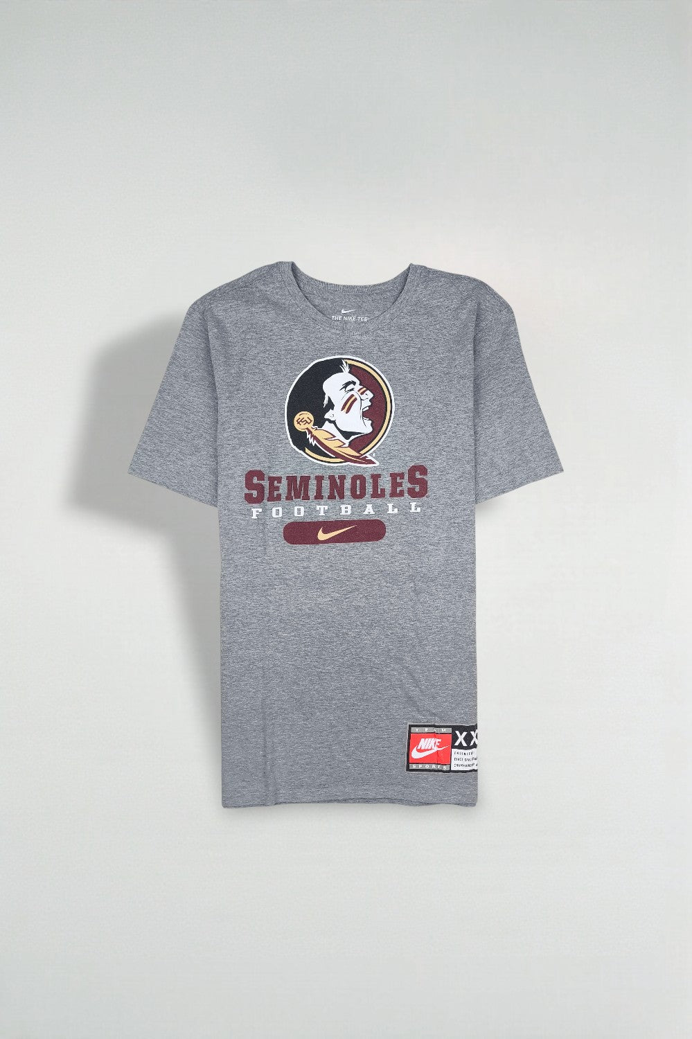 Vintage Nike Florida State Seminoles T-Shirt Grey | NCAA Football