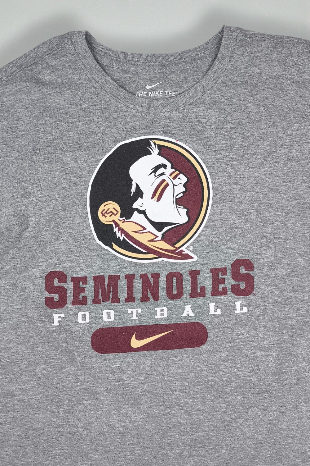 Vintage Nike Florida State Seminoles T-Shirt Grey | NCAA Football