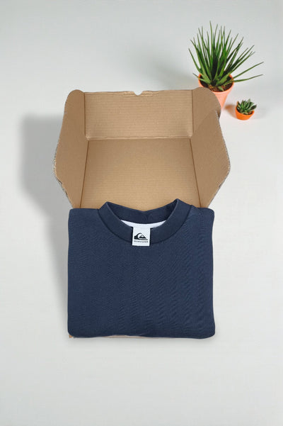 Quiksilver Crewneck Sweatshirt Navy Blue | Casual Surfwear