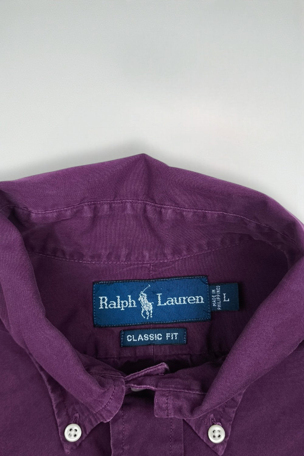 Vintage Polo Ralph Lauren Shirt Purple Classic Fit | Casual Essential