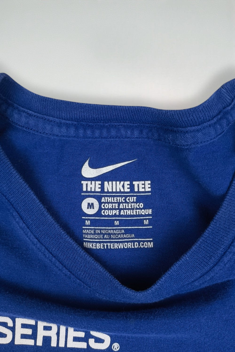Nike Chicago Cubs 2016 World Series Champs T-Shirt Blue | 2010s MLB