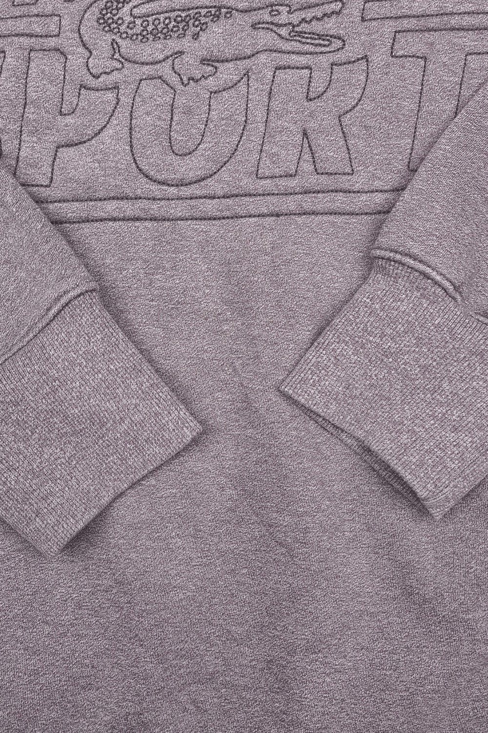 Vintage Lacoste Sport Sweatshirt Grey Embroidered Logo | 2000s Crewneck