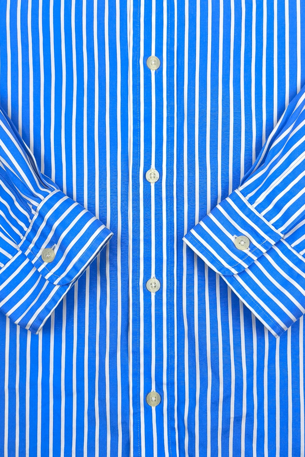 Polo Ralph Lauren Striped Shirt Blue White Classic Fit L