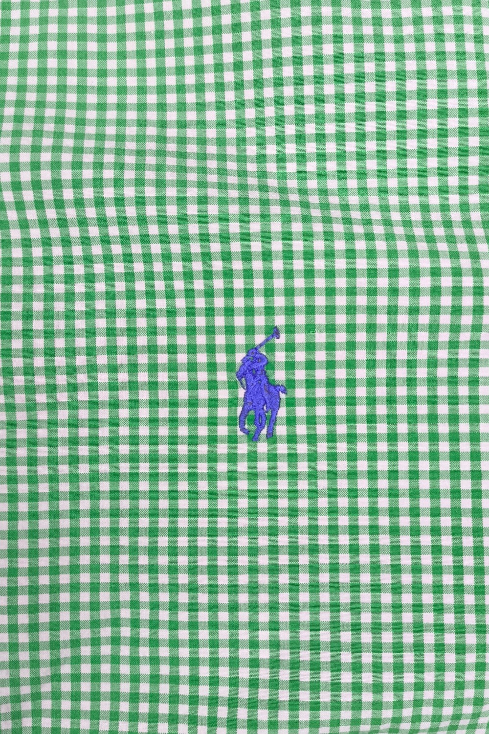 Polo Ralph Lauren Check Shirt Green White Custom Fit | Casual Classic