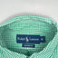 Polo Ralph Lauren Check Shirt Green White Custom Fit | Casual Classic