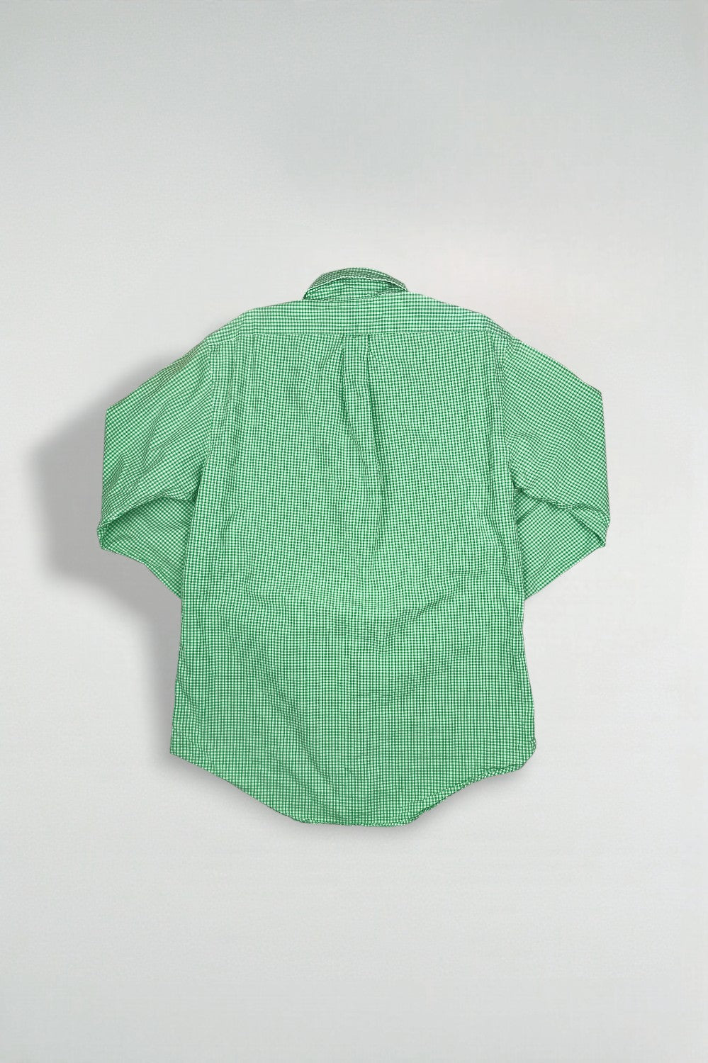 Polo Ralph Lauren Check Shirt Green White Custom Fit | Casual Classic