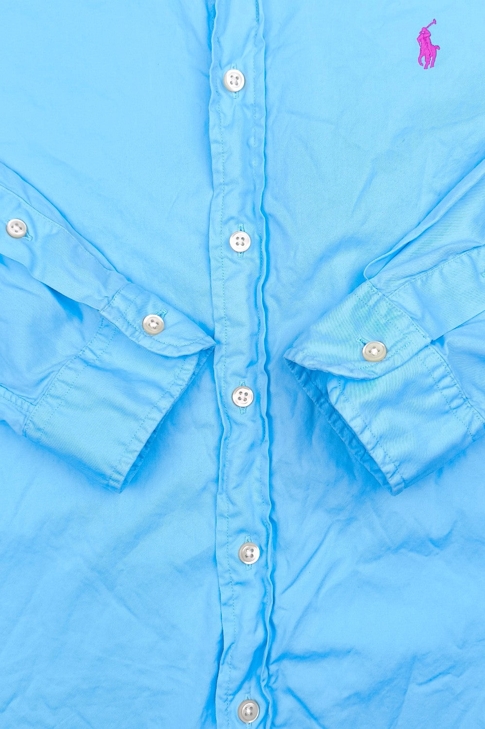 Vintage Polo Ralph Lauren Slim Fit Shirt Light Blue Cotton | Classic