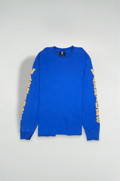 NBA Golden State Warriors Long Sleeve T-Shirt Blue | Basketball Tee
