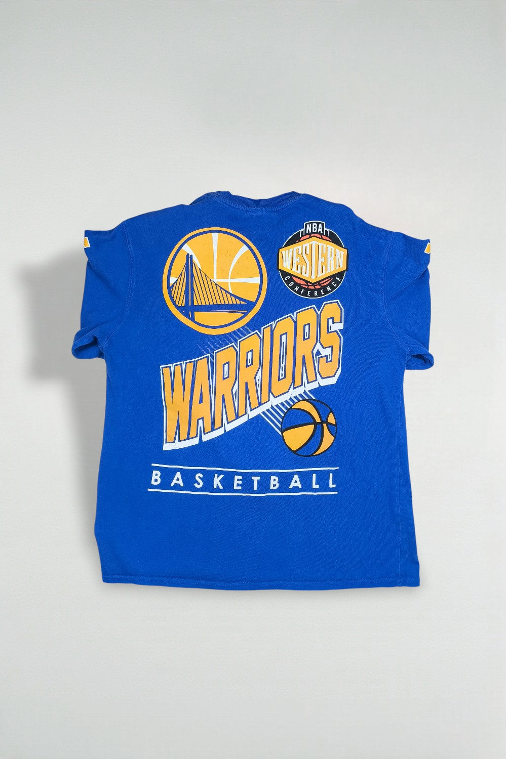 NBA Golden State Warriors Long Sleeve T-Shirt Blue | Basketball Tee