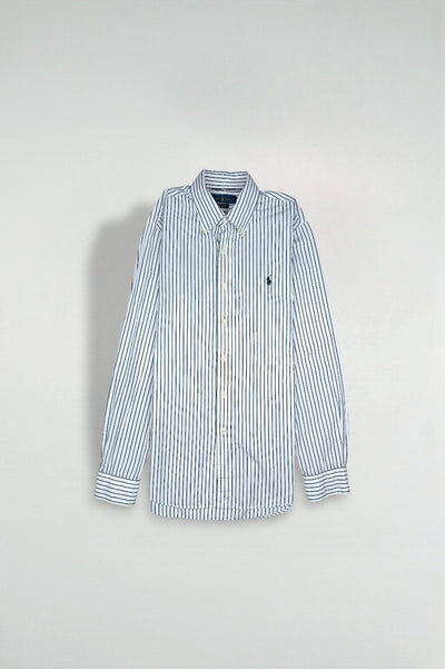 Polo Ralph Lauren Striped Shirt White Black | Classic Casual