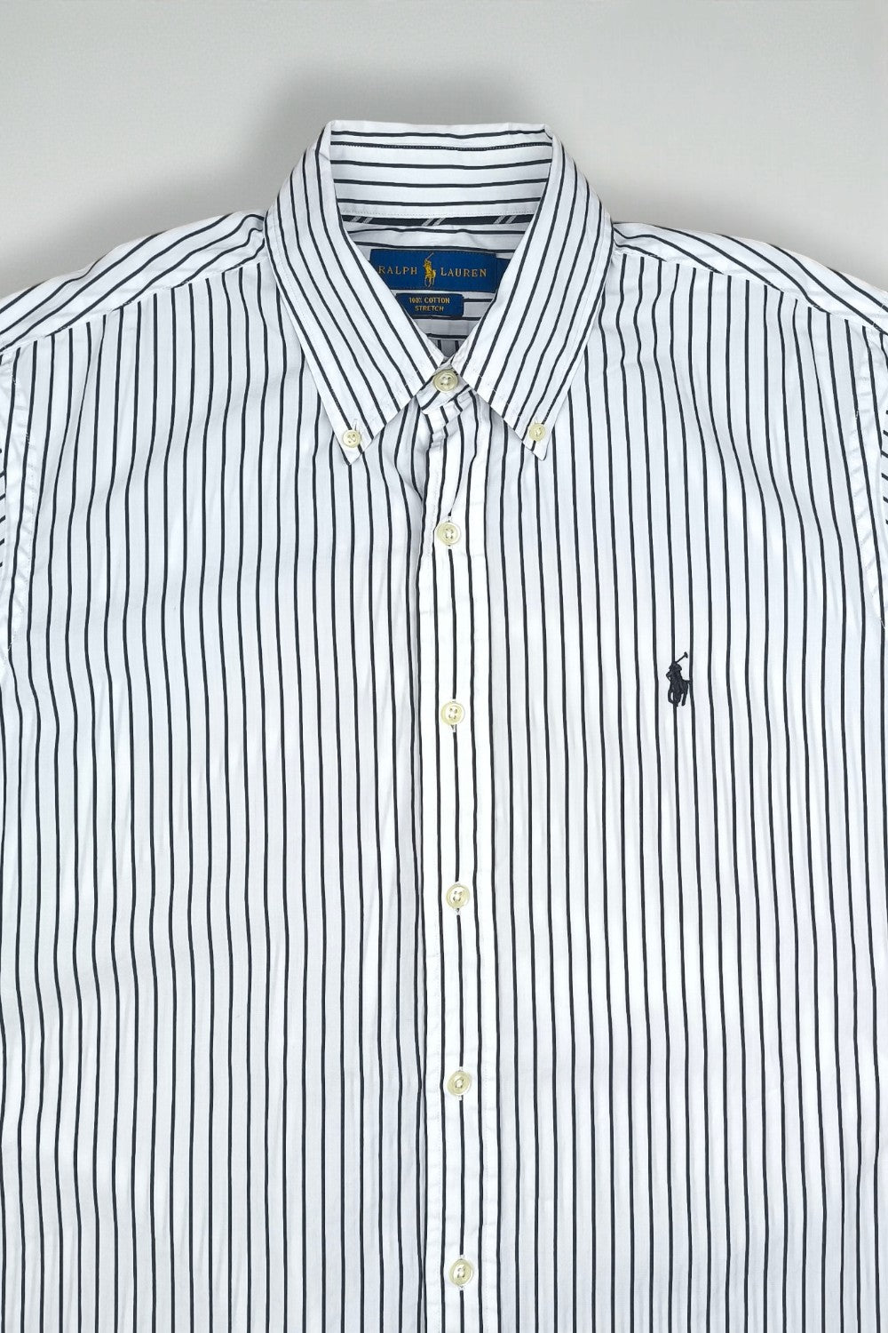 Polo Ralph Lauren Striped Shirt White Black | Classic Casual