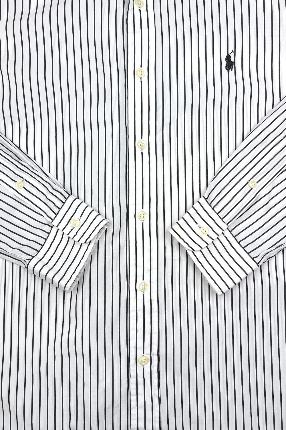 Polo Ralph Lauren Striped Shirt White Black | Classic Casual