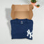 Vintage Majestic New York Yankees MLB T-Shirt Navy | Y2K Baseball