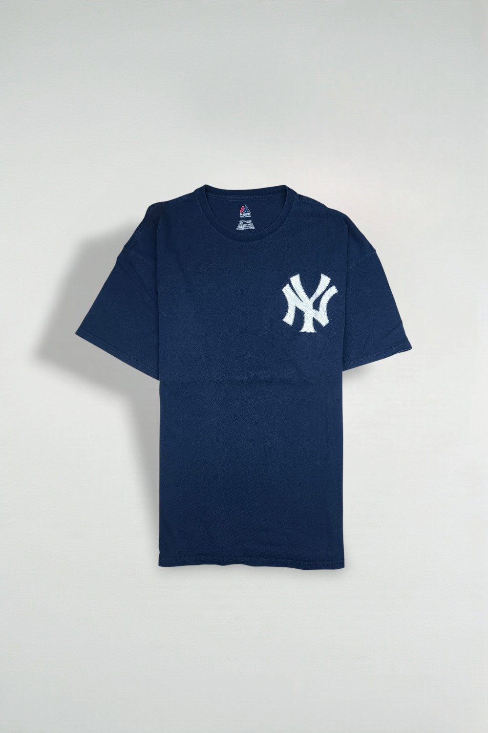 Vintage Majestic New York Yankees MLB T-Shirt Navy | Y2K Baseball