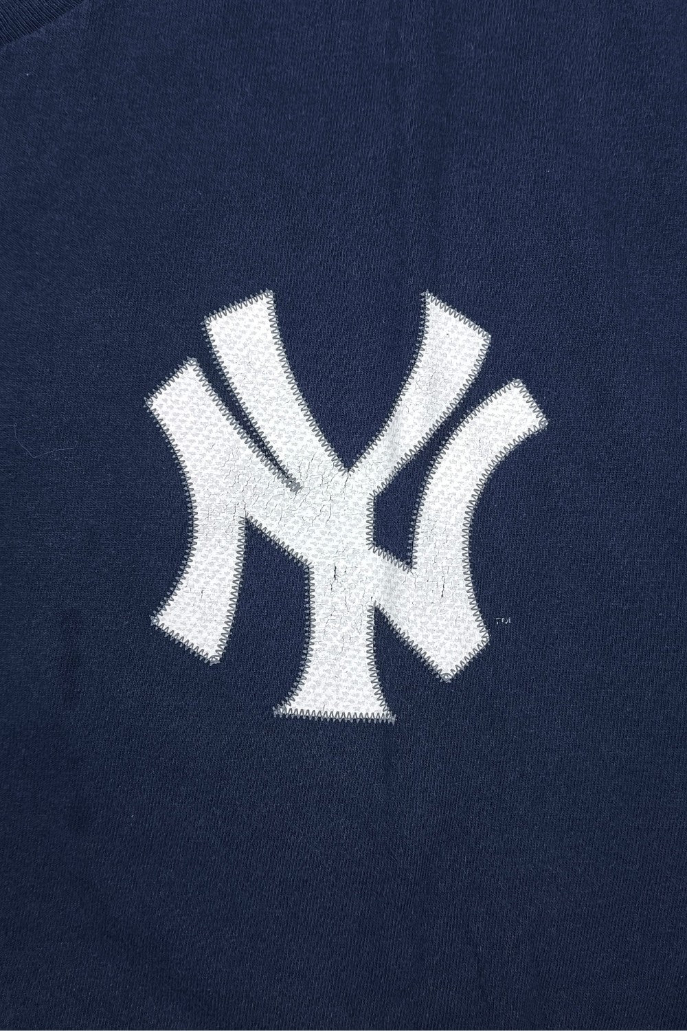 Vintage Majestic New York Yankees MLB T-Shirt Navy | Y2K Baseball